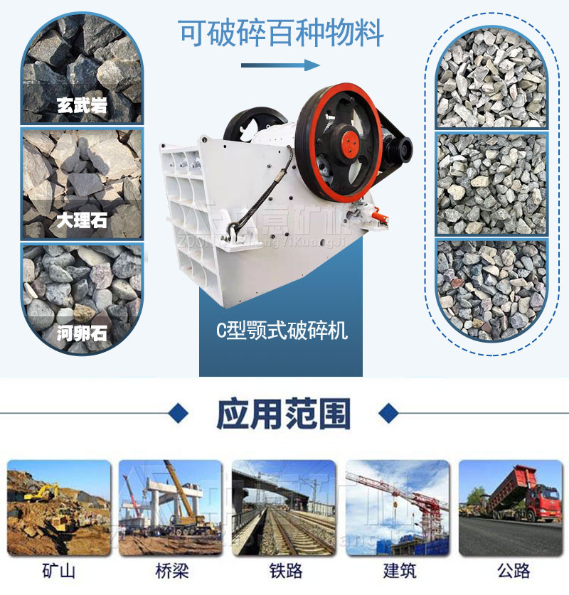 颚式破碎机适用范围