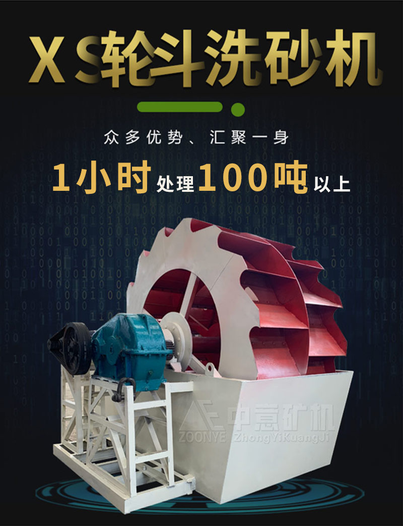 轮斗洗砂机