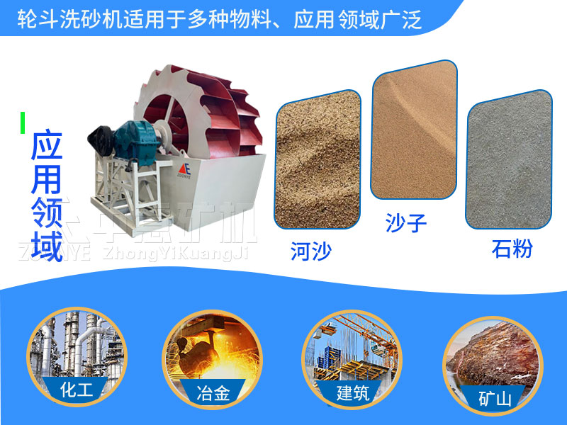 轮斗洗砂机应用