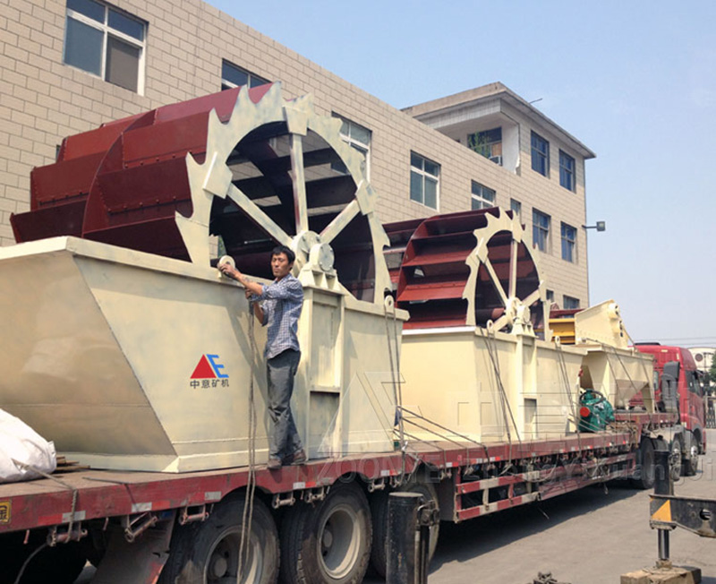 轮斗洗砂机发货2