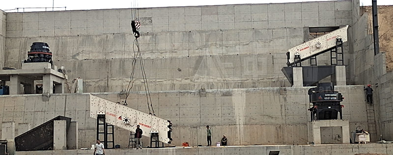 甘肃定西砂石设备安装现场2