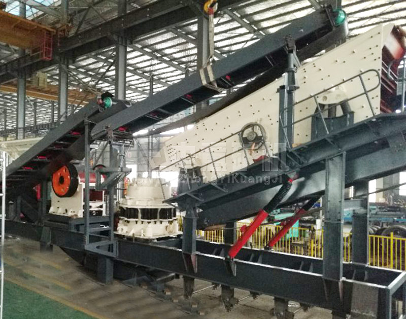 湖北鄂破+圆锥筛分一体机发货).