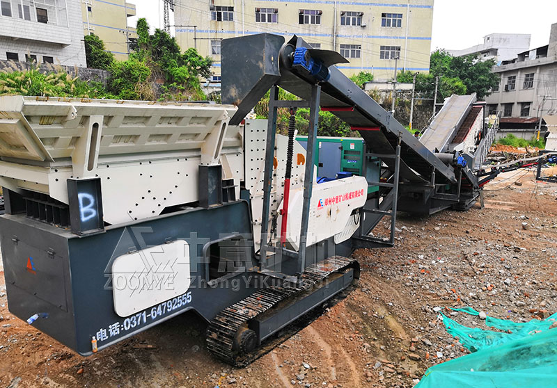 履带反击破碎站助力广东