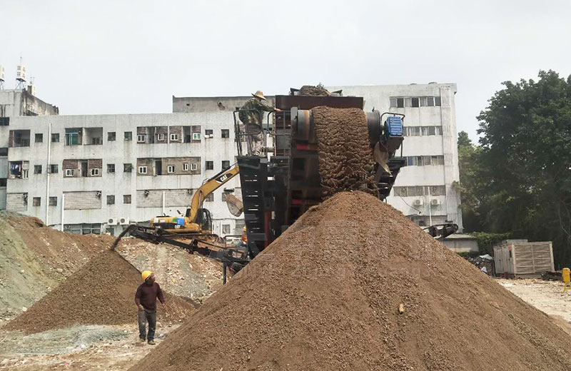 履带式破碎站生产线