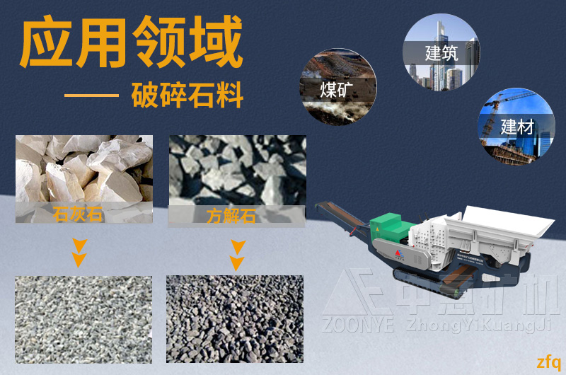 履带式建筑垃圾移动破碎站应用