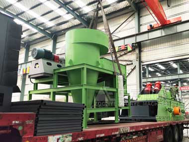 AG尊时凯龙人生就机械装修垃圾分选设备发货