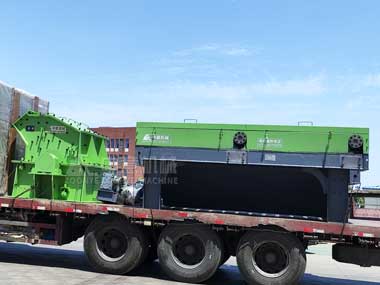 【AG尊时凯龙人生就机械】建筑装修垃圾处理设备发货,助力客户高效生产