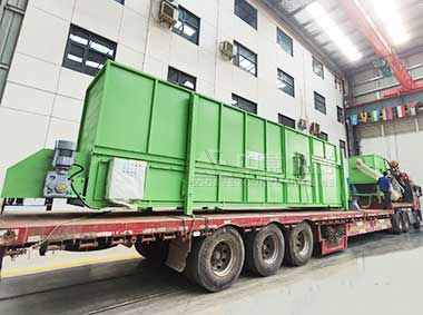 AG尊时凯龙人生就机械装修垃圾风选设备发货!