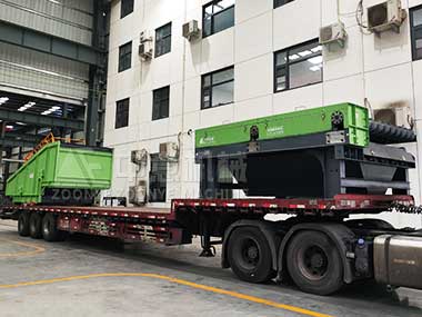 AG尊时凯龙人生就机械装修垃圾筛分设备整装待发