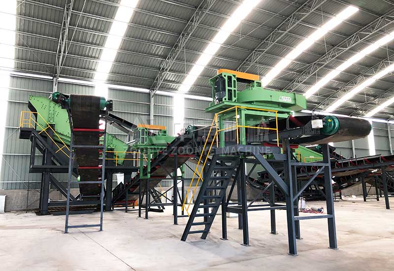 棒条弛张筛+两台立式负压风选机 棒条弛张筛+两台立式负压风选机